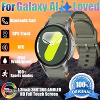 2025 New For Samsung Galaxy Watch 7 mini GPS Tracking Smart Watch Men 1.3inch 360*360 HD Touchscreen Clock BT Call Smartwatches
