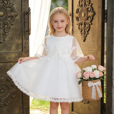 birthday dresses for girls 10 years old year L'IDÉE Pleated Gala Gown
