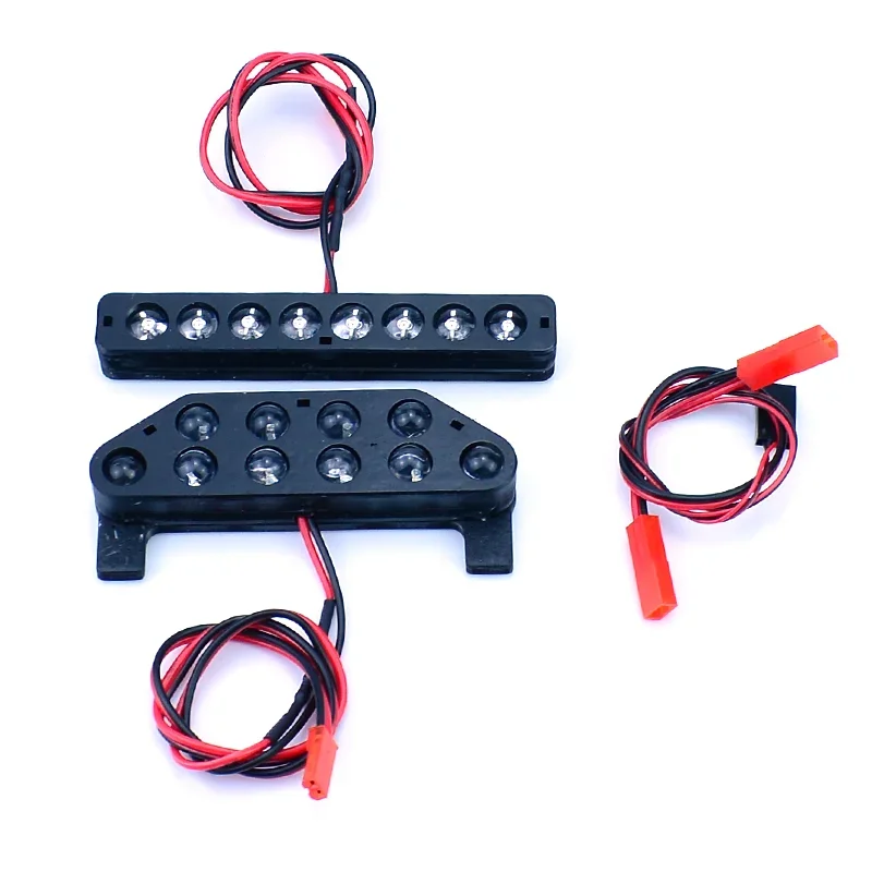 LED محاكاة الجبهة العلوي الخلفي الضوء الخلفي أضواء السقف ل 1/5 Losi XL DBXL 1.0 4WD الصحراء عربات التي تجرها الدواب سيارة ترقية الملحقات #3