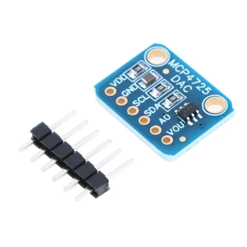 MCP4725 DAC Breakout Module 12 Bit Digital To Analog Converter I2C Communication For DIY Electronic Projects