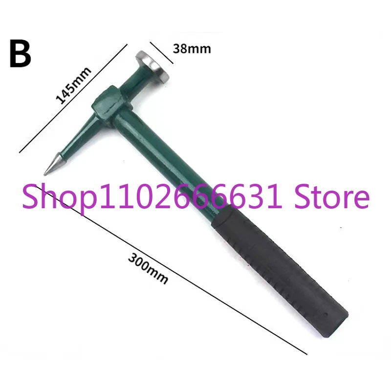 Car Auto Body Metal Repair Panel Beating Hammer Garage Hand Tools Straight Pein Finish Crowned Face Dent Beater Bumping hammer