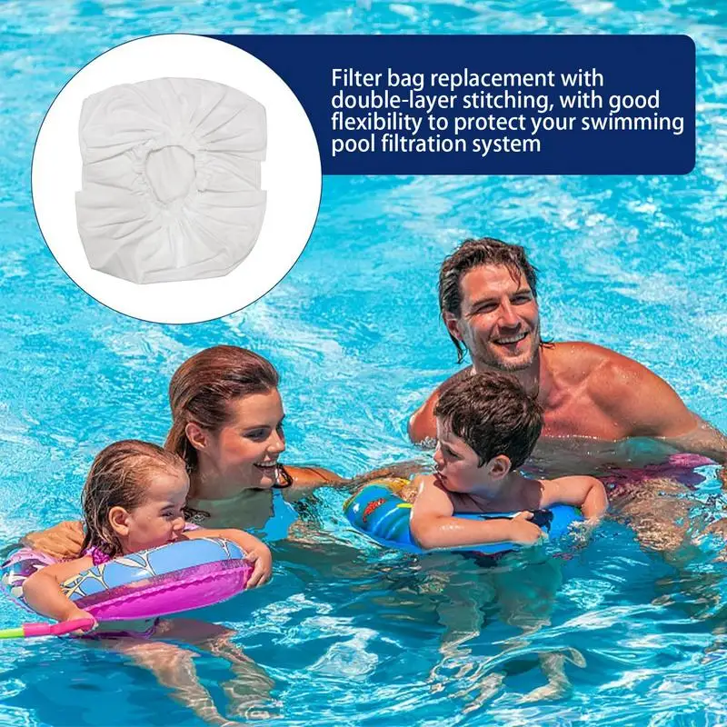 

Pool Vacuum Bag Replacement Robotic Pool Cleaner Filter Reusable Washable Pool Leaf Vacuum Net Bag ensures optimal filtration