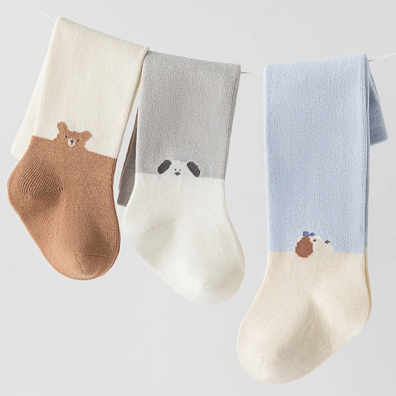 Autumn new baby stockings newborn baby socks infant cotton socks boneless loose knee socks