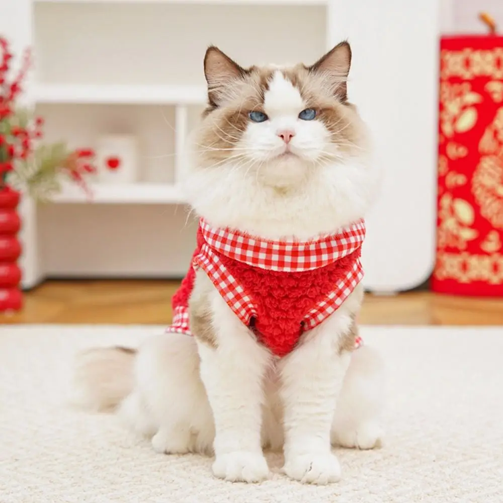 

Waistcoat Style Windproof Winter Dog Clothes Comfortable Warm Thick Dog Jacket Cartoon Pattern Dog Vest for Puppy Dog Cats