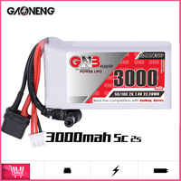 Original GNB Fatshark Glasses Dominator Skyzone Aomway FPV Goggles Lipo Battery 3000MAH 2S 5C/10C 7.4V Power Indicator