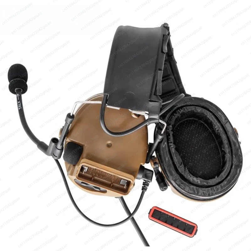 Silicone Premium CB Color Headphone with DeTAChable for TAC-SKY Comtac-III/C3 Noise-cancelling Pickup Tactical Headphones