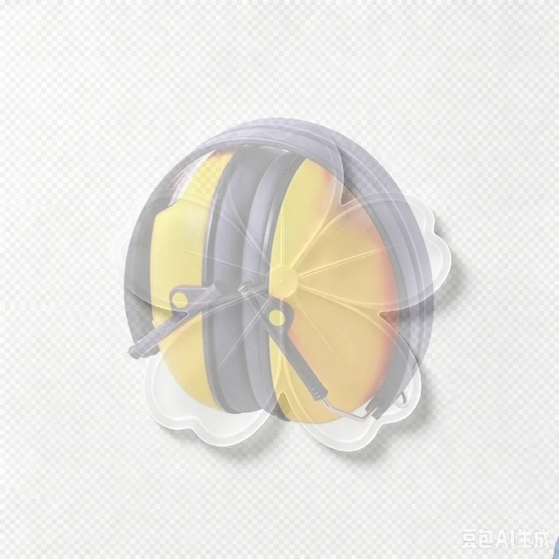 Industrial Head-Mounted Ear Muffs Soundproof Noise-Reducing Ear Protection For Factory Use Comfortable Padded Headband