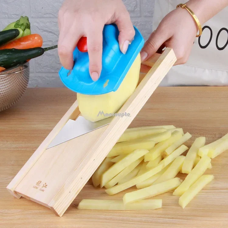 Vegetables Cutter Stainless Steel Blade Manual Chopper Potato Cucumber Carrot Slicer Grater Corrugated Slicer Kitchen Gadgets