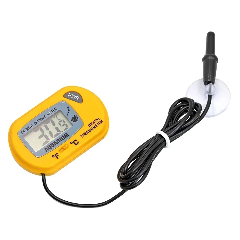 Fish Tank LCD Digital Aquarium Thermometer Temperature Water Meter Aquarium Temp Detector Fish Alarm Pet Supplies Tool Aquatic