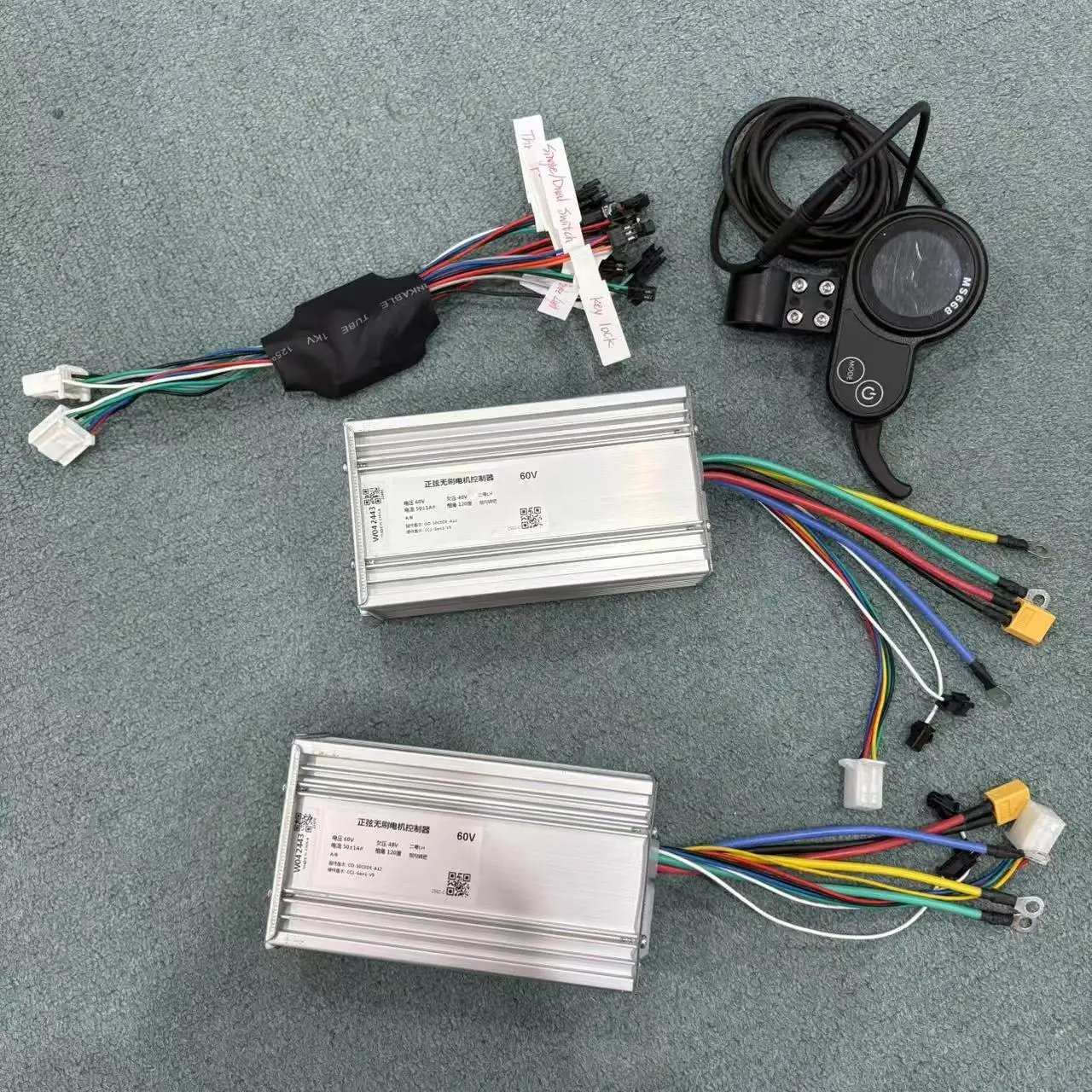 

Yunli 60 В 45A 50A регулятор скорости электрического скутера двойной привод 5600 Вт 6000 Вт контроллеры двигателей для электронных скутеров с зала