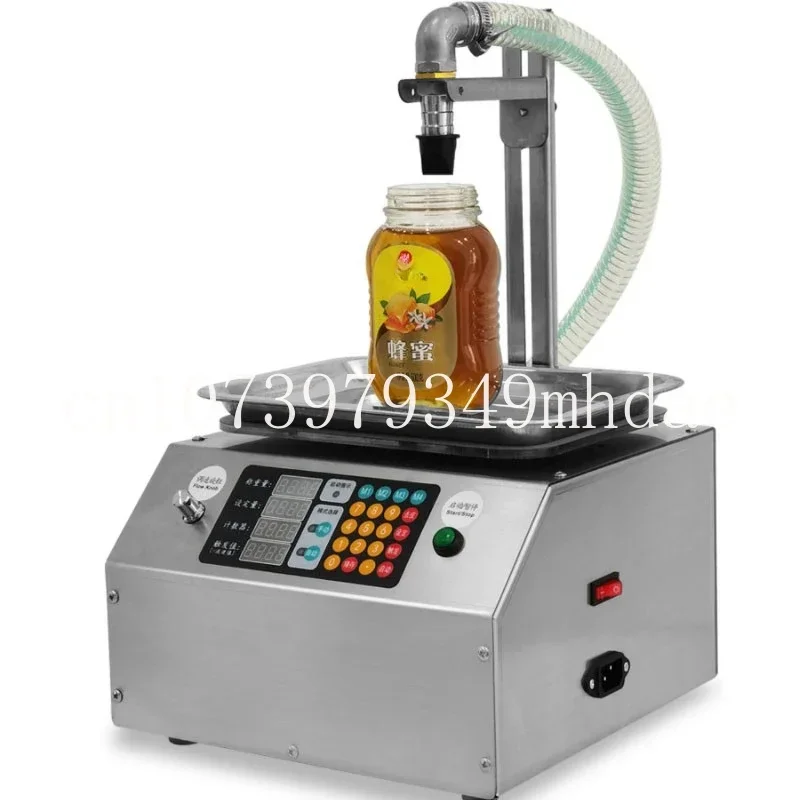 CSY-L15 CSY-L12 /Flow Weighing Type Fully Automatic Dispensing Filling Machine Honey Sesame Sauce Edible Oil Glue Viscous Liquid