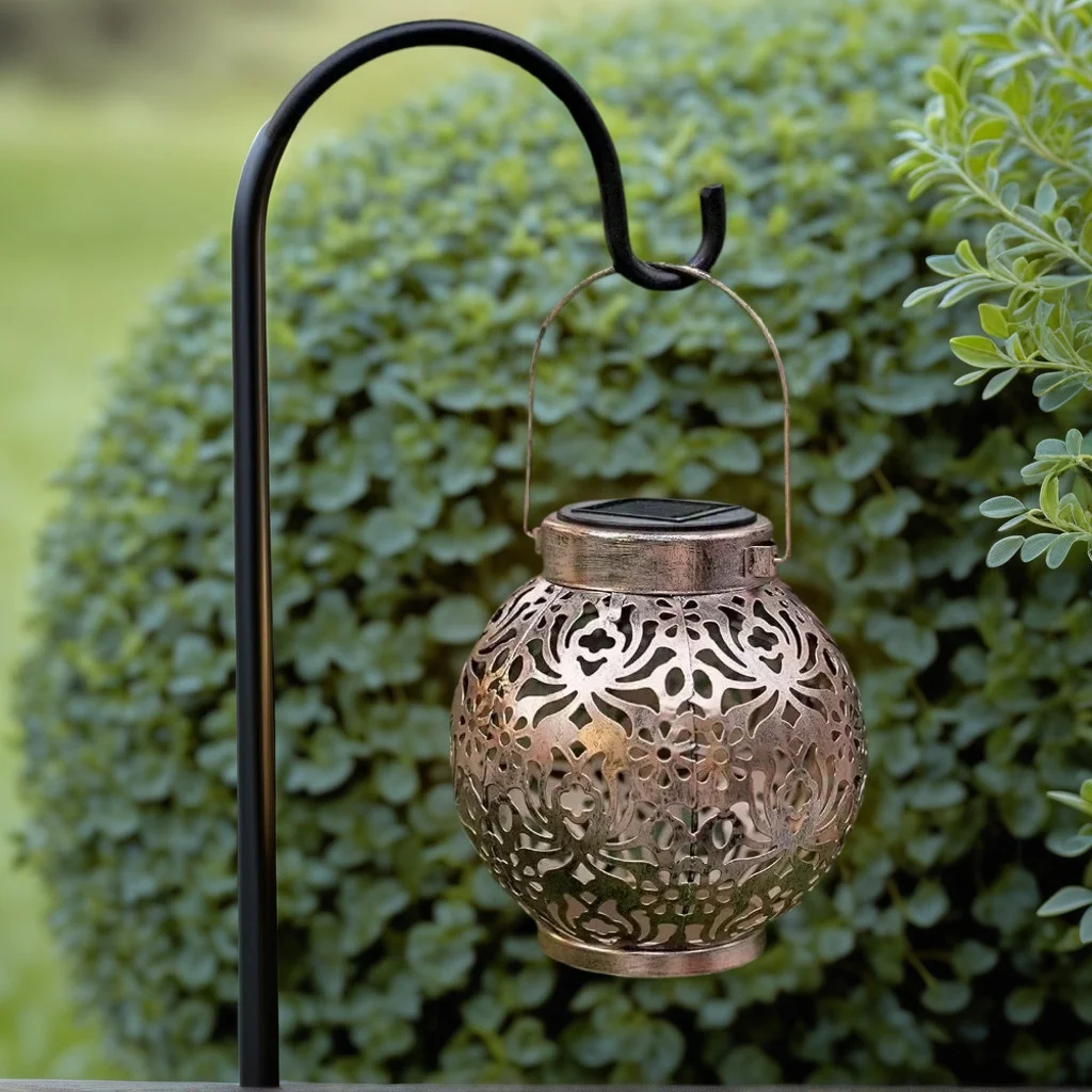 

Светодиодные водонепроницаемые настольные солнечные фонари — марокканский фонарь с ручкой