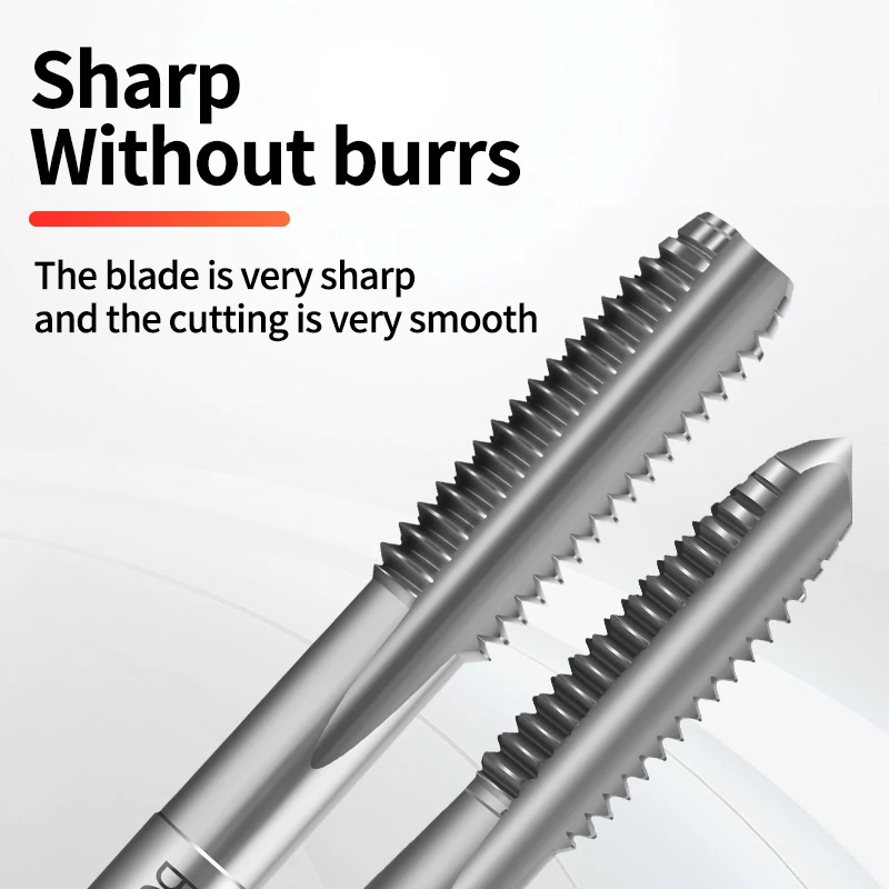 BOSS TAPS HSSE-M35 JIS Standard Straight Fluted Hand Tap M1 M1.2 M1.6 M2 M3 M4 M5 M6 M8 M10 M12 - M20 Machine Screw Thread Taps