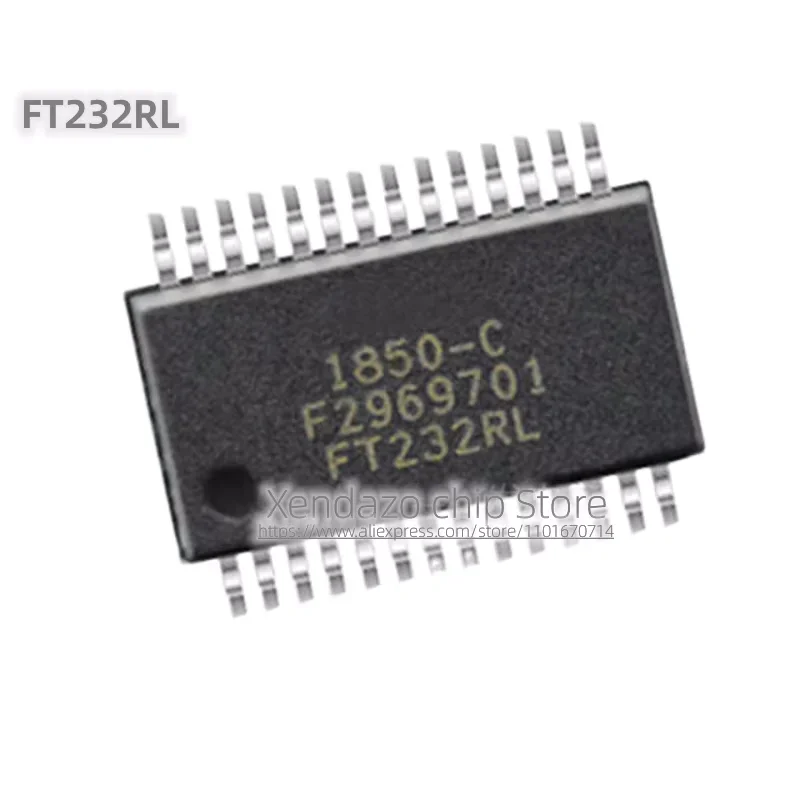 1pcs/lot FT232RL FT232R FT232 FT232RL-REEL SSOP-28 package Original genuine Serial port chip
