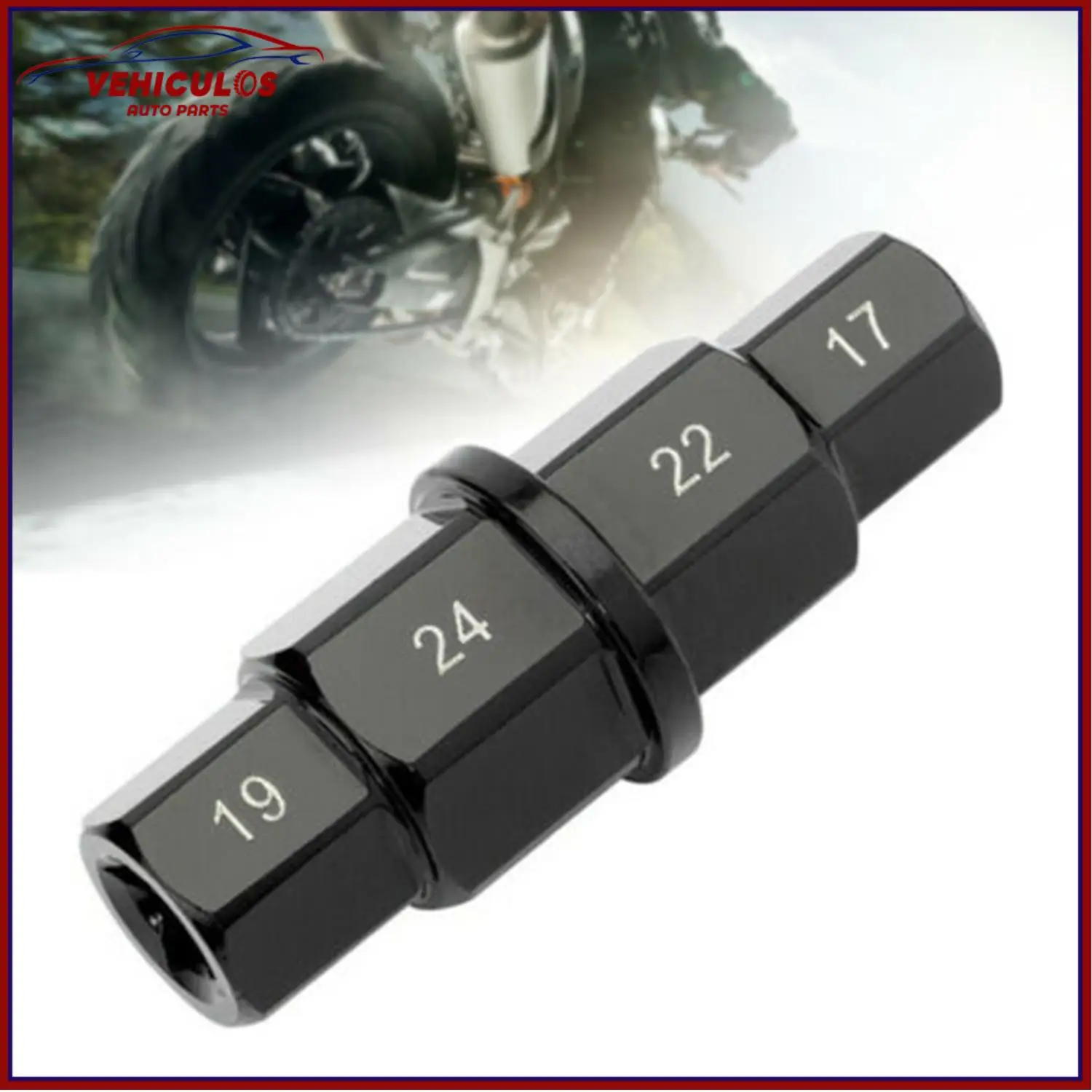 

АВТОМОБИЛЬНЫЕ 1 шт., мотоциклетная ось переднего и заднего колеса, инструмент для водителя шпинделя, шестигранный ключ, размер розетки 17/19/22/24 мм, аксессуары для мотоциклов