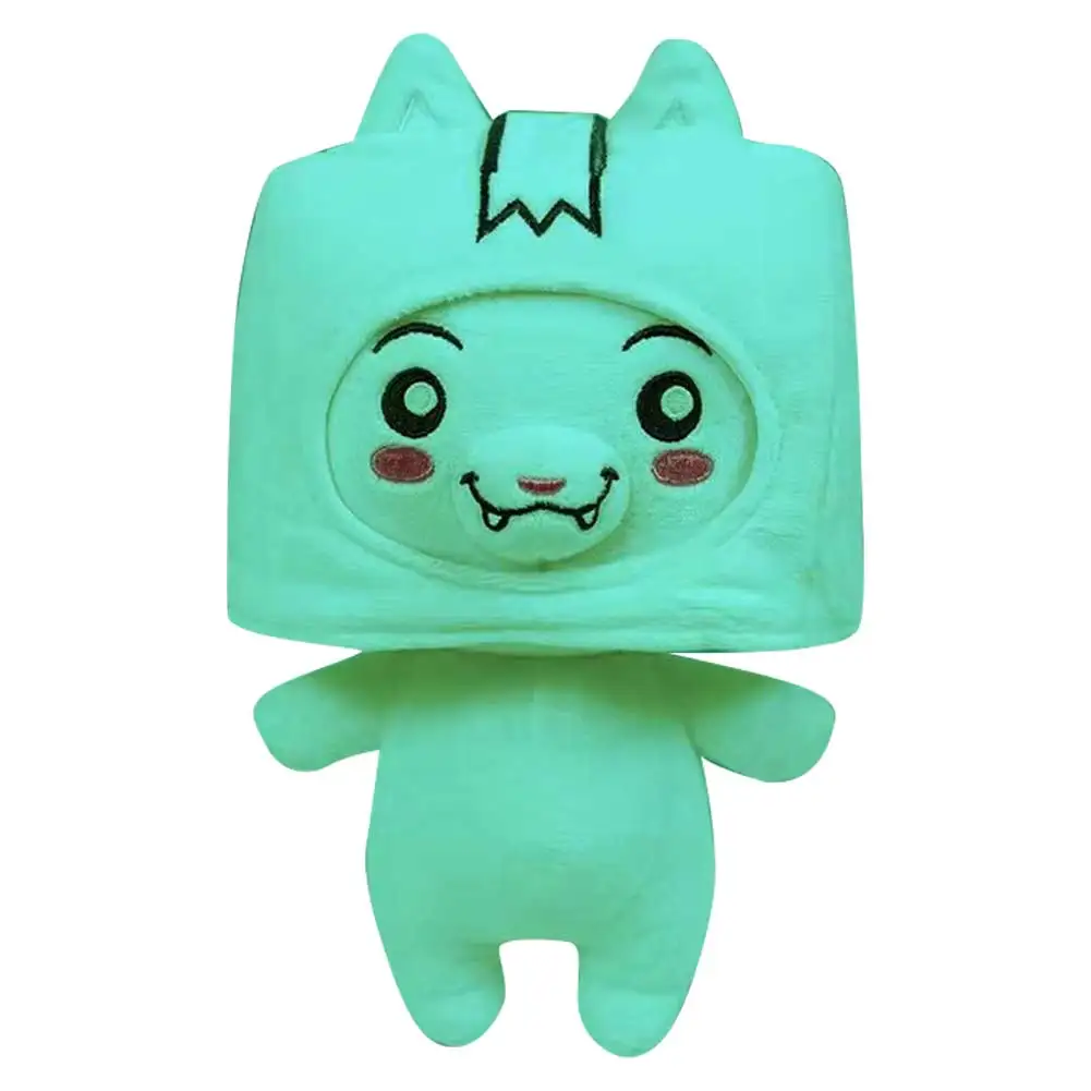 Cartone uomo Cosplay peluche nottilucente giocattoli cartone animato morbido peluche bambole mascotte adulto/bambini fantasia compleanno regali di natale 20/25CM