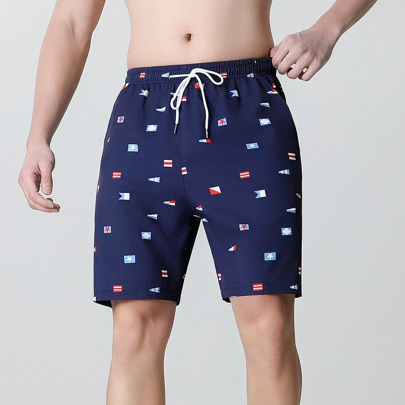 Pantaloncini da surf da uomo Costume da bagno con coulisse Elastico Pantaloni corti ad asciugatura rapida Spiaggia Hawaii Vacanza Pantaloncini casual Abbigliamento uomo Estate