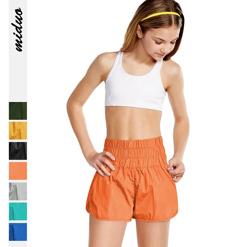 Children's Casual Sports Shorts Home Commuter Pants Outdoor Parents and Children's Plain Europe and The United States New Summer