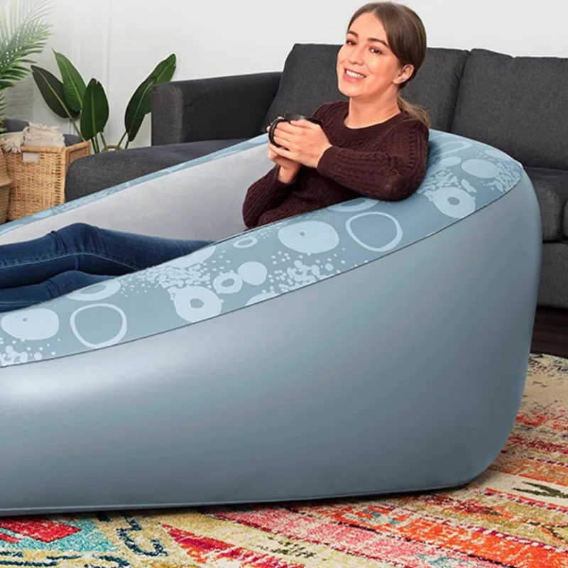 Floor Luxury Inflatable Sofa Relaxing Relaxing Patio Cheap Comfortable Inflatable Sofa Recliner Sillon Cama Trendy Furniture