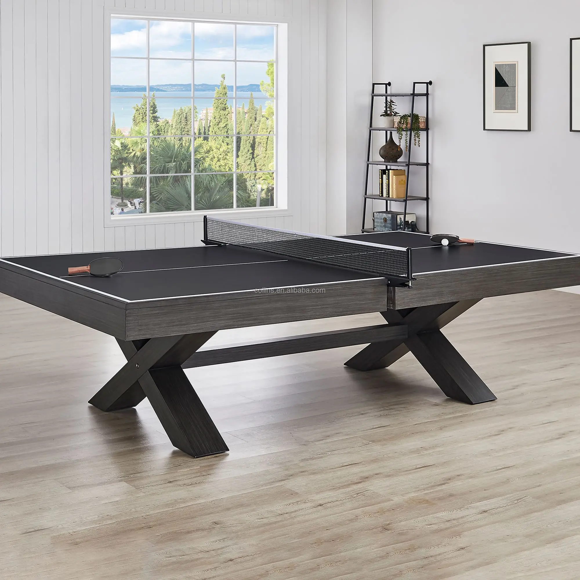Custom table tennis game table professional high end craft solid wood unique Ping pong table