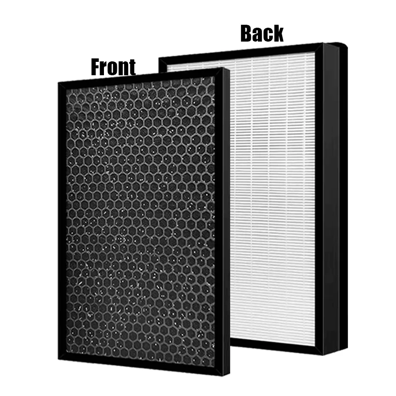 2 in 1 Active Carbon + Hepa Filter for TEFAL Pure Air Essential PT2530 Purifier (Product reference: PT2530F0)