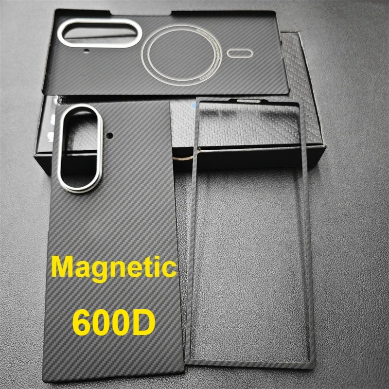 Aramide magnetische hoes voor Samsung Galaxy Z Fold 7, koolstofvezel hoes voor Magsafe Case Shell Cover mobiele telefoonaccessoires