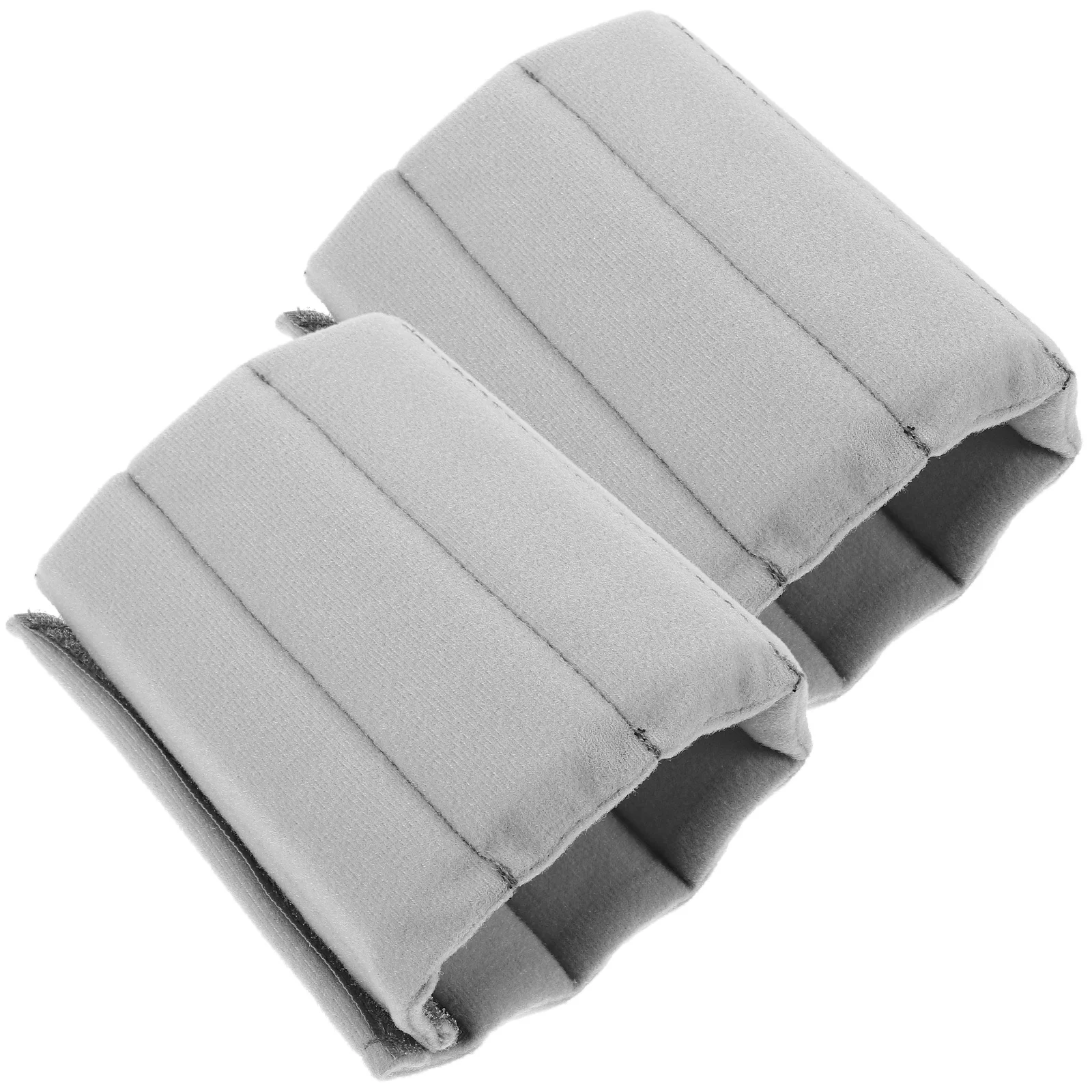 

2 Pcs Camera Bag Divider Padded Insert Bracelet Convenient for Gray Suede Roller Partition