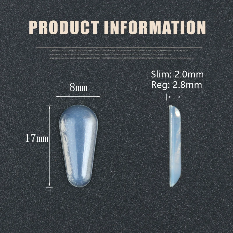無地の色のソフトシリコンノーズパッド,滑り止めメガネ,サングラス,黒,白