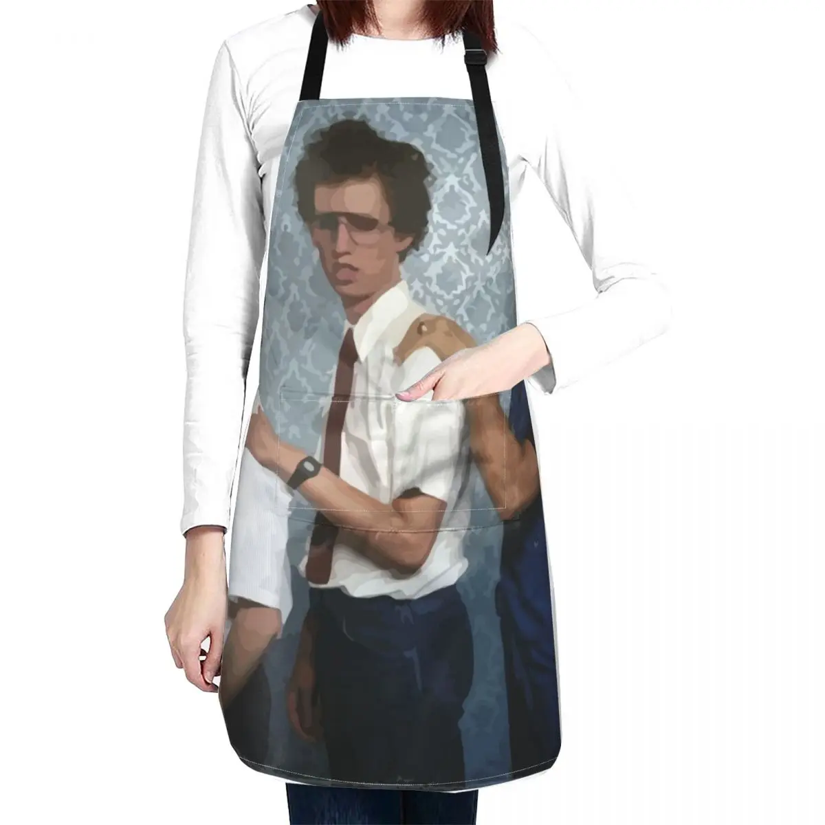 Napoleon Dynamite Apron Women's Dresses Kitchen on the wall barber uniform Camping Apron