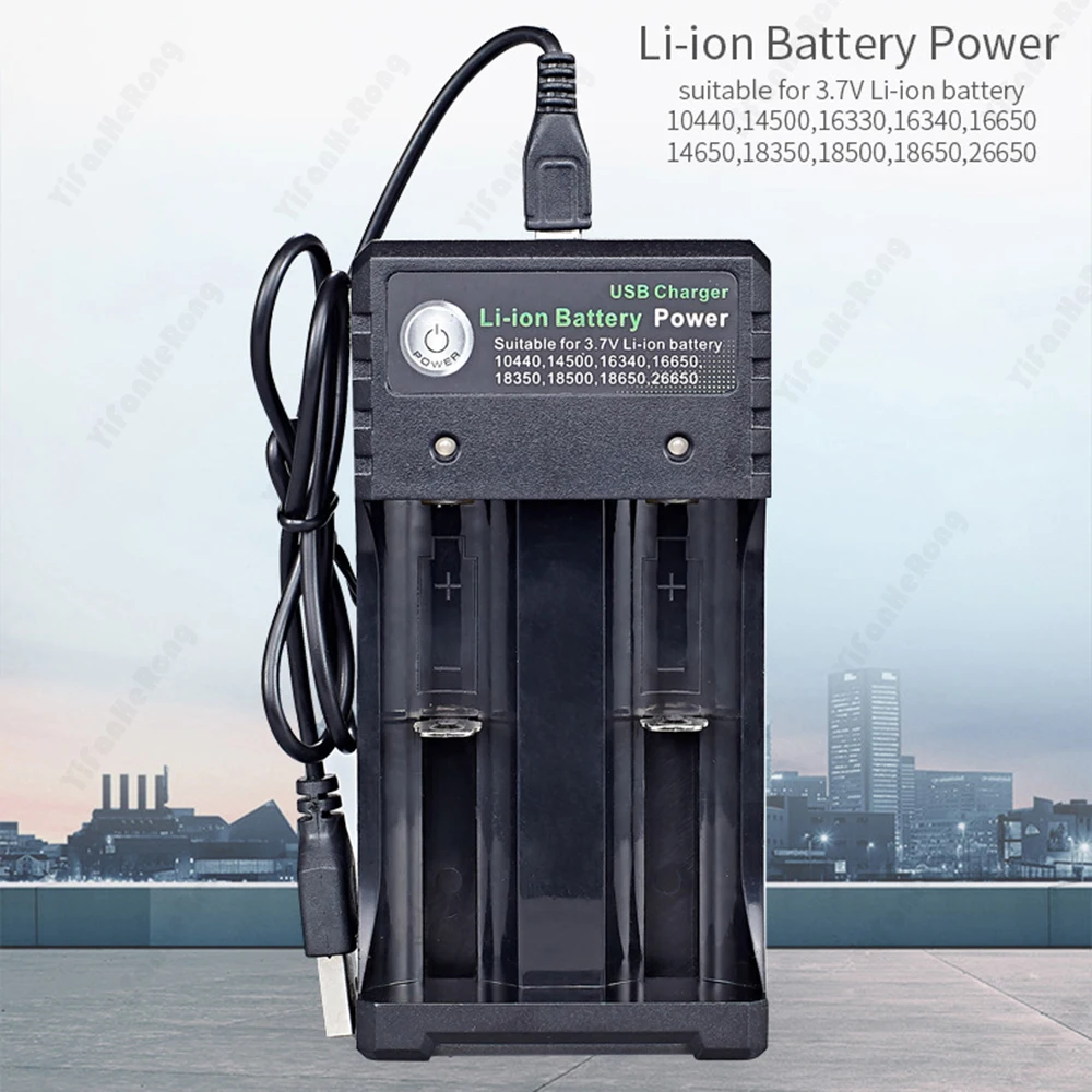 Universal 18650 Battery Charger 3 / 4 Slots Dual For 10440 14500 Charging 3.7V 4.2V Rechargeable Lithium Battery Charger