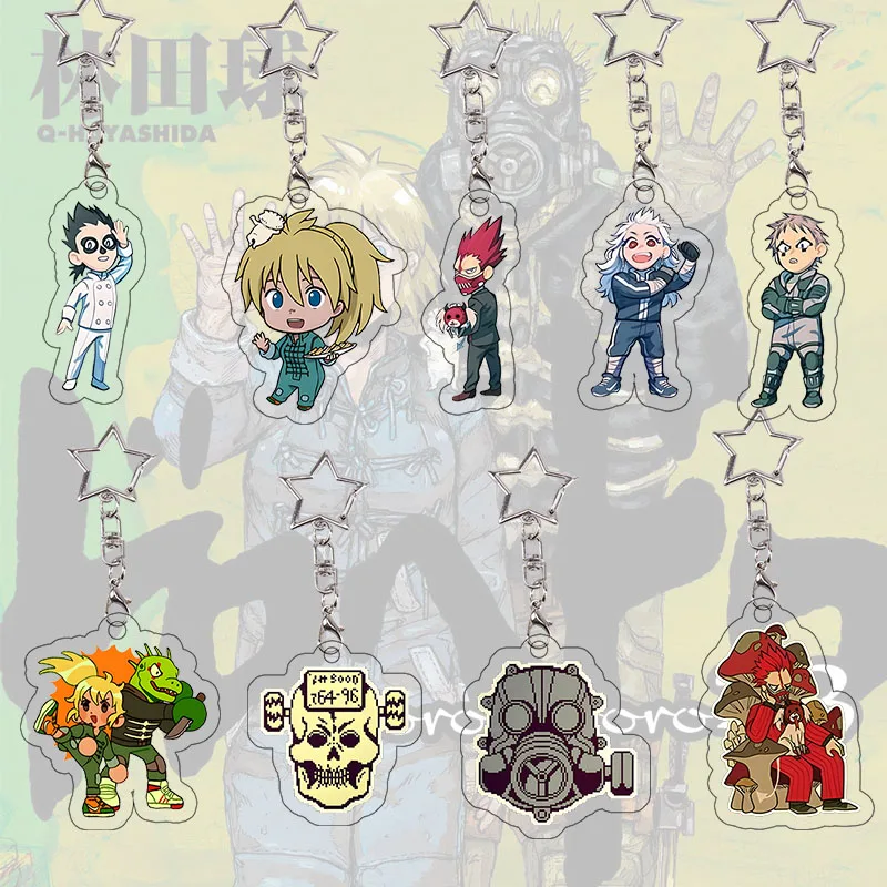 Llavero de acrílico Dorohedoro, colgante de Caiman Nikaido Shin versión Q linda, amuleto de llave Noi, decoración para bolso, regalo festivo