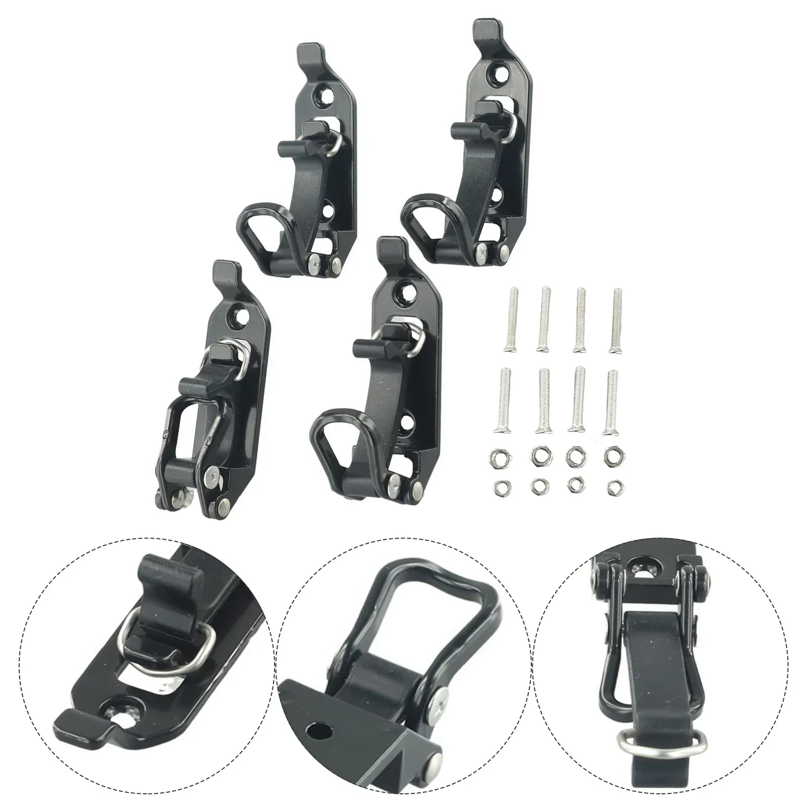 

Reliable Wall Mounting Brackets Shovel Mount for Roof Rack Metal Rubber Clamp for Hose and Rake Application