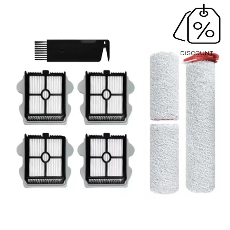 Main Brush And Filters For Roborock Dyad Pro / Dyad Pro Combo / WD2H1A / A10 Ultra Robot Vacuum Essential Vacuum Accessories-Y48