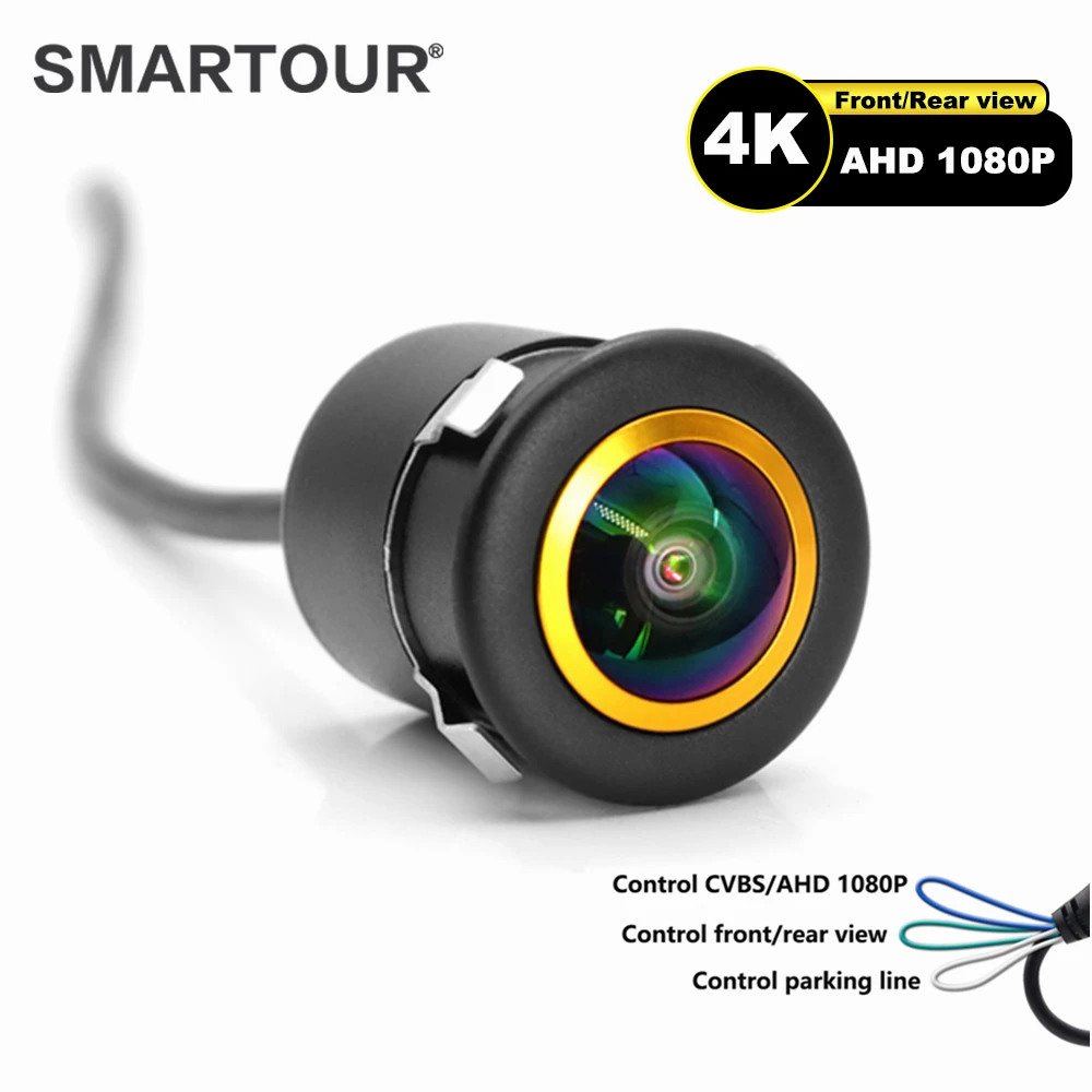 SMARTOUR AHD 1920*1080P Punched reversing image reversing camera 18.5 HD CVBS CCD night vision luminous night vision car image