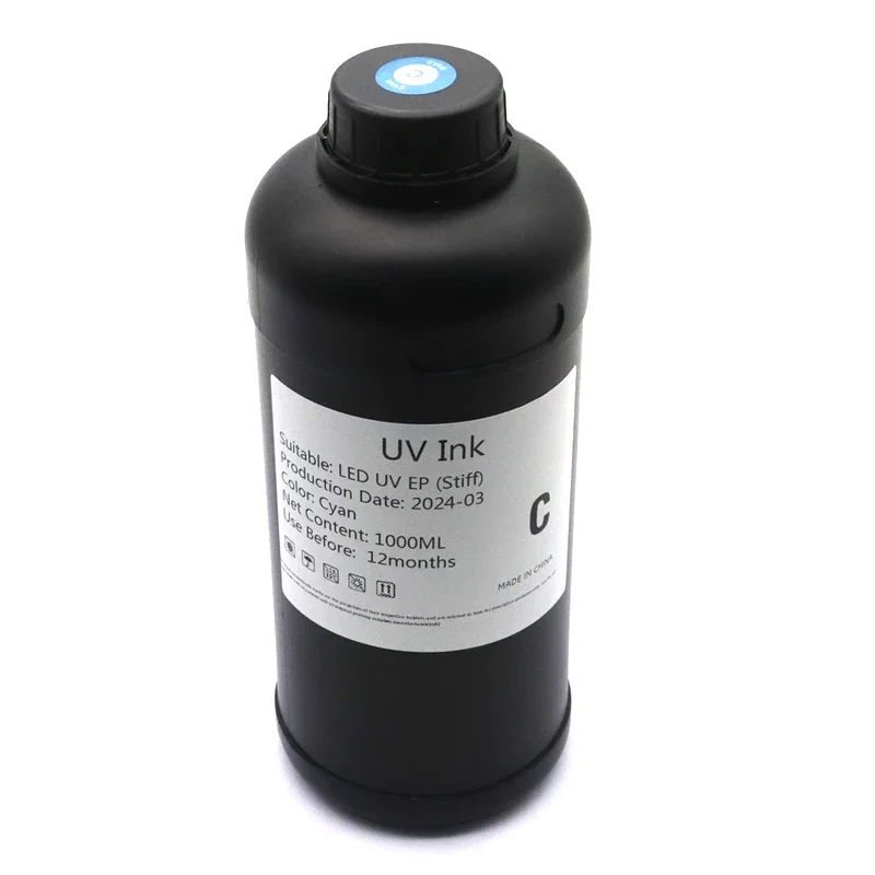 XiongCai 1000ML LED UV Tinte Für TX800 XP600 L800 L1800 L805 i3200 DX5 DX7 DX10 DX4 Druckkopf Für Epson 1390 R1800 1900 UV Modifizierte Drucker 4