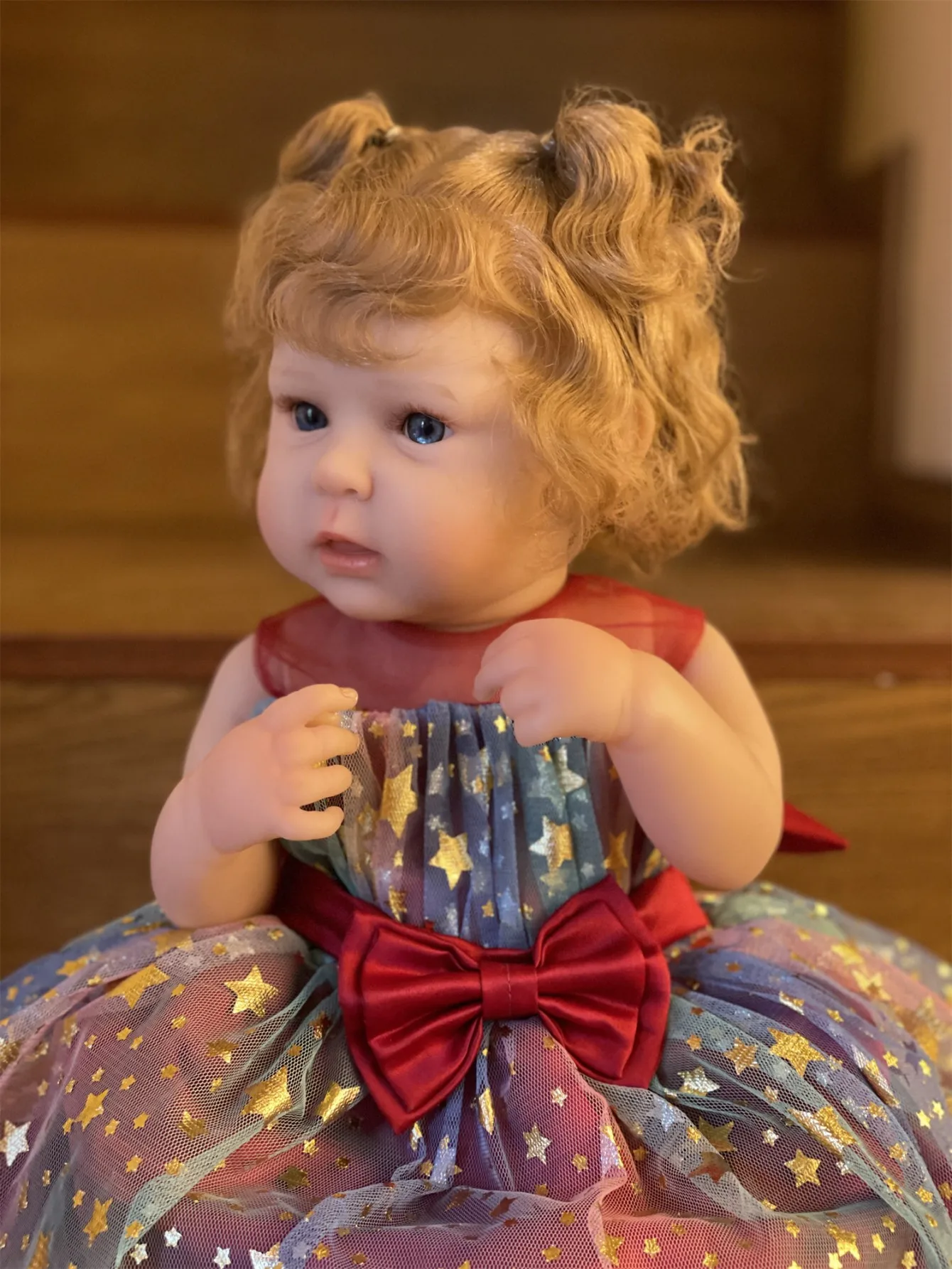 45CM Mädchen Ward Reborn Baby Puppe Gemalt Ganzkörper Vinyl Neugeborenen Baby Puppe Mit Verwurzelten Haar Spielzeug Für kinder Weihnachten Geschenk Munostias