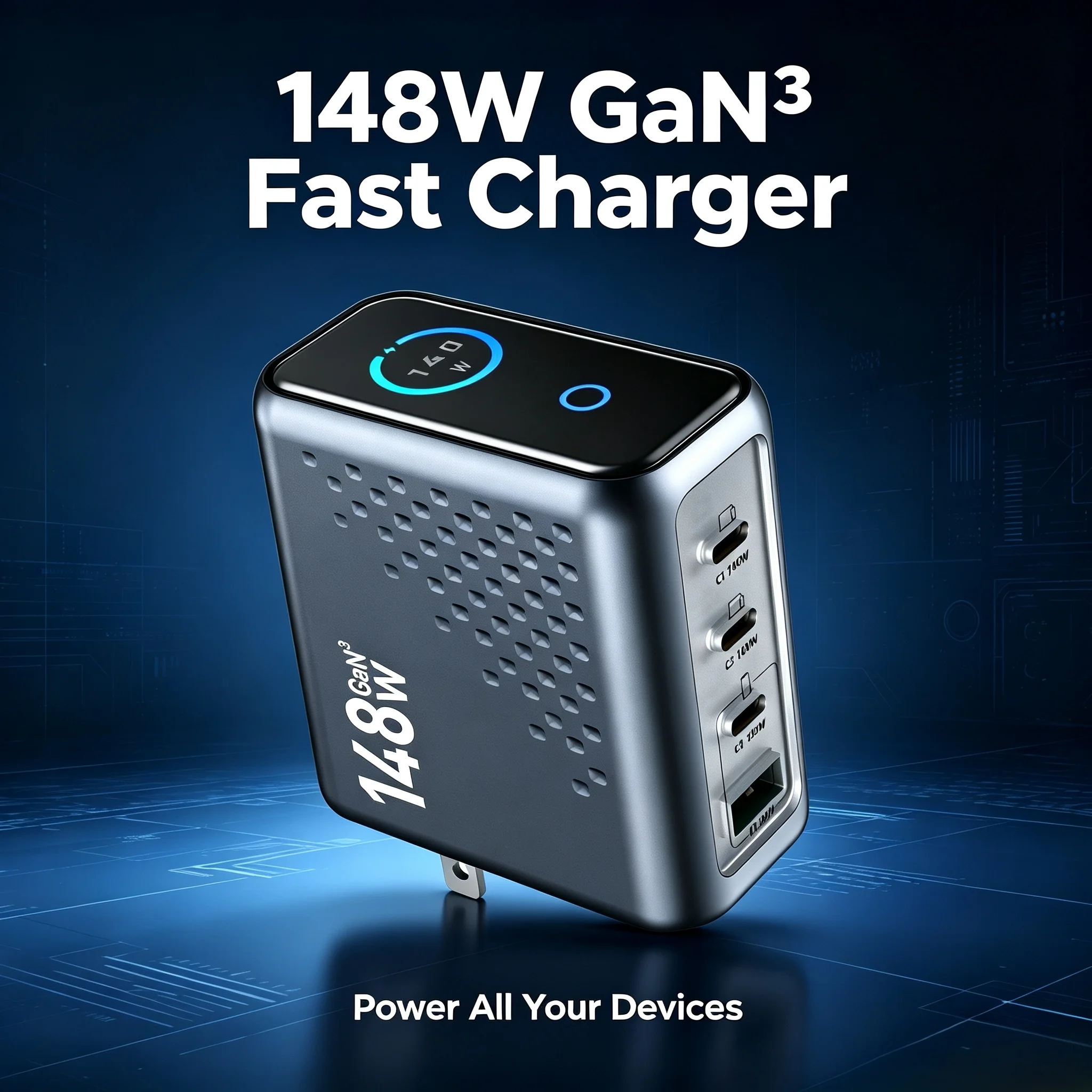 aixxco-gan3-148w-cargador-de-escritorio-de-carga-rapida-qc-30-usb-c-tipo-c-para-iphone15-huawei-xiaomi-macbook-laptop