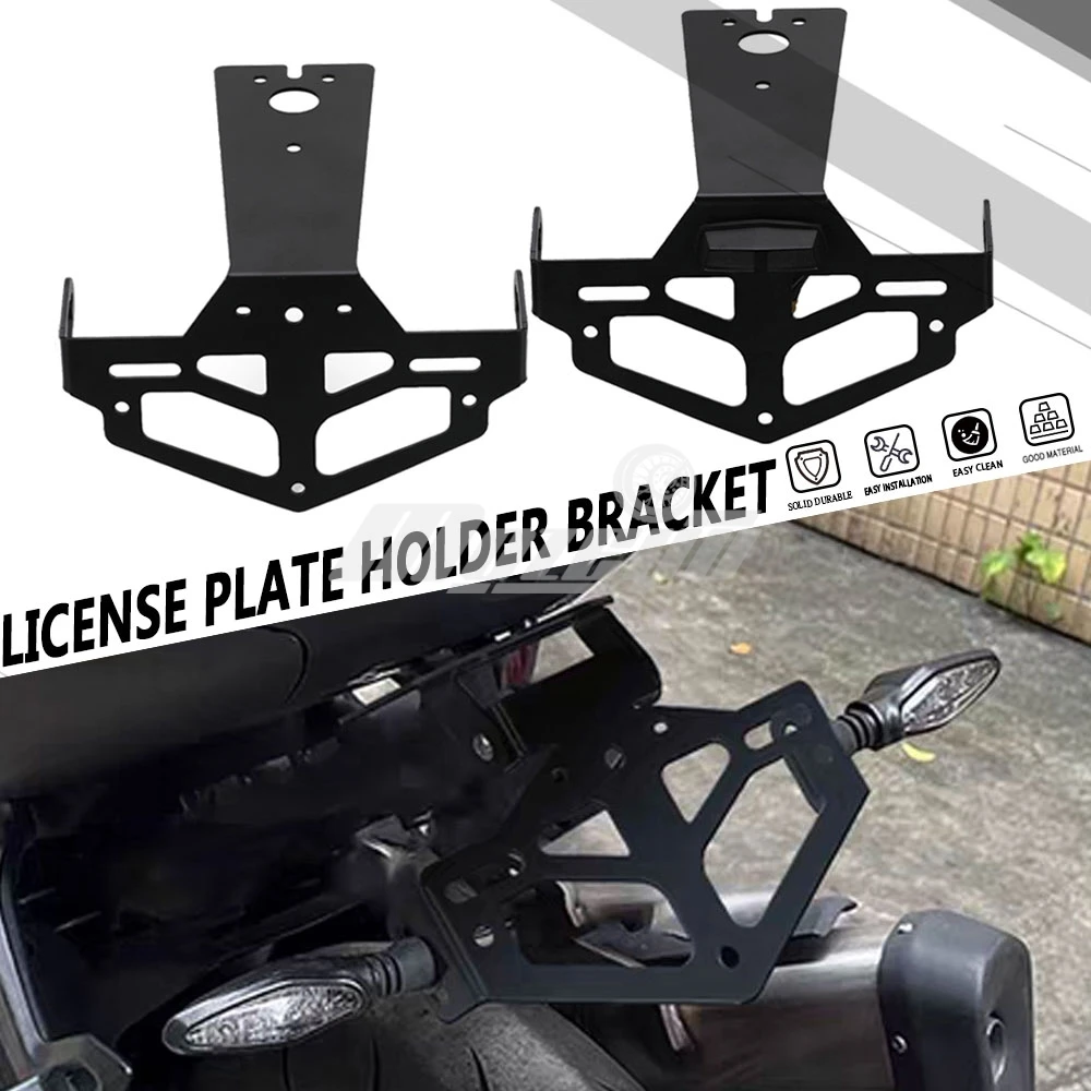 

Motorcycle License Plate Bracket Holder LED Number Plate Holder Kits FOR YAMAHA YZF R125 YZF-R125 2008-2009-2010-2011-2012-2013
