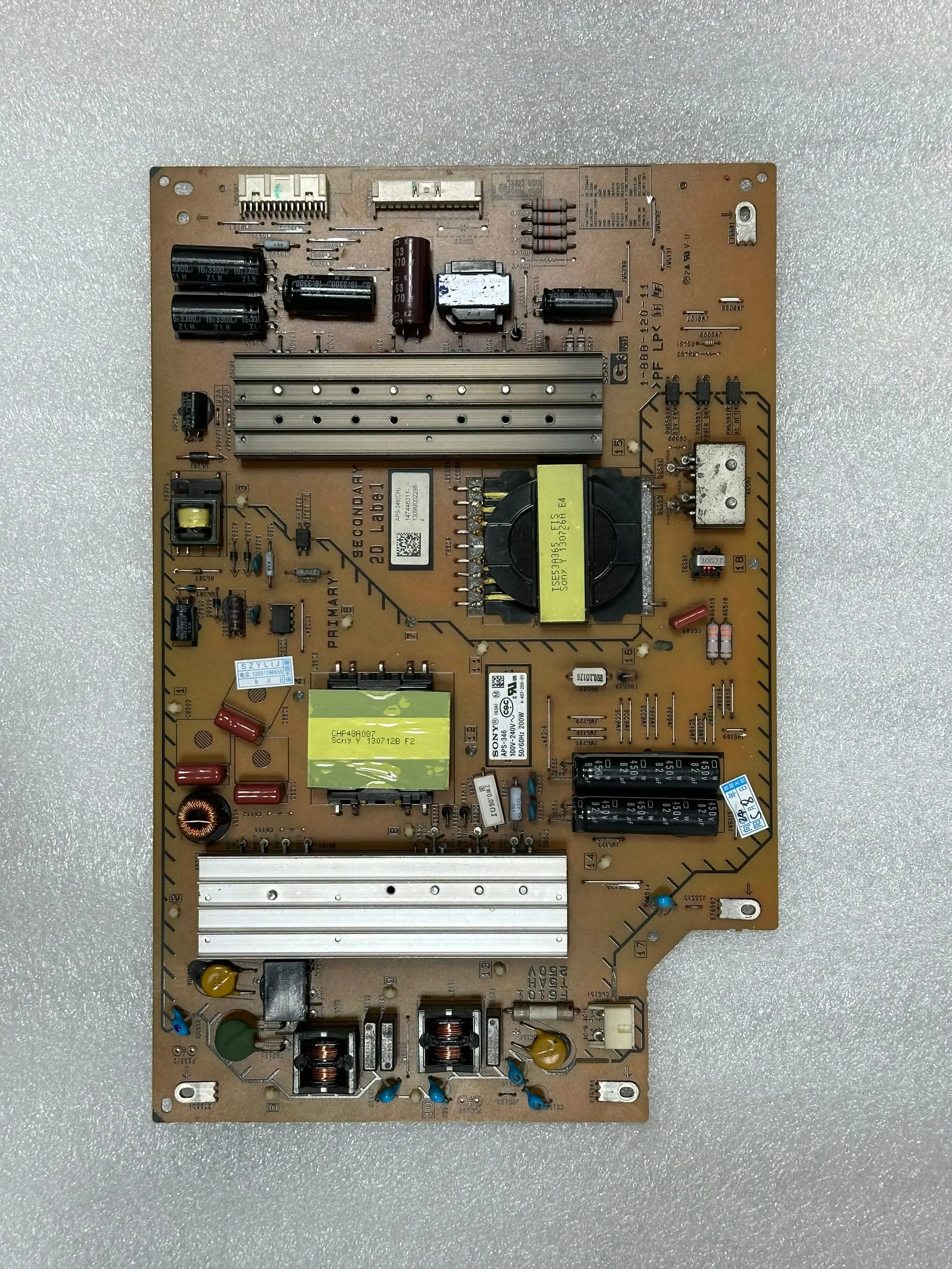 

Original KDL-46W950A power supply board APS-346 1-888-120-11