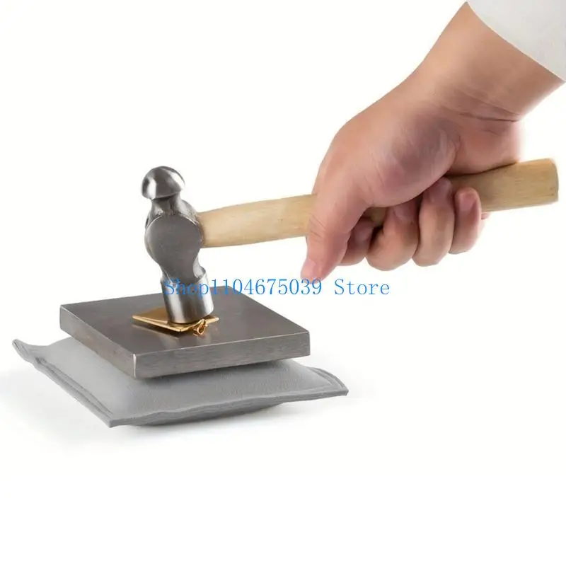 

5asd Steel Anvil Plate Metal Shaping Block Metal Stamping Hammer Steel Block Jewelry Crafting Tool Hardened Steel Anvil