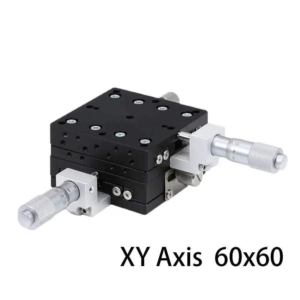 HB-LY60-FC Manual Positioning Stage 60x60 Mm XY Axis Manual Linear Stage For Optical Instrument