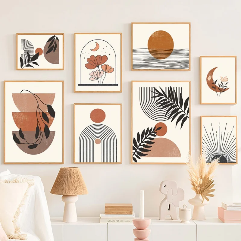 Boho Sun Leaves Lin… - image