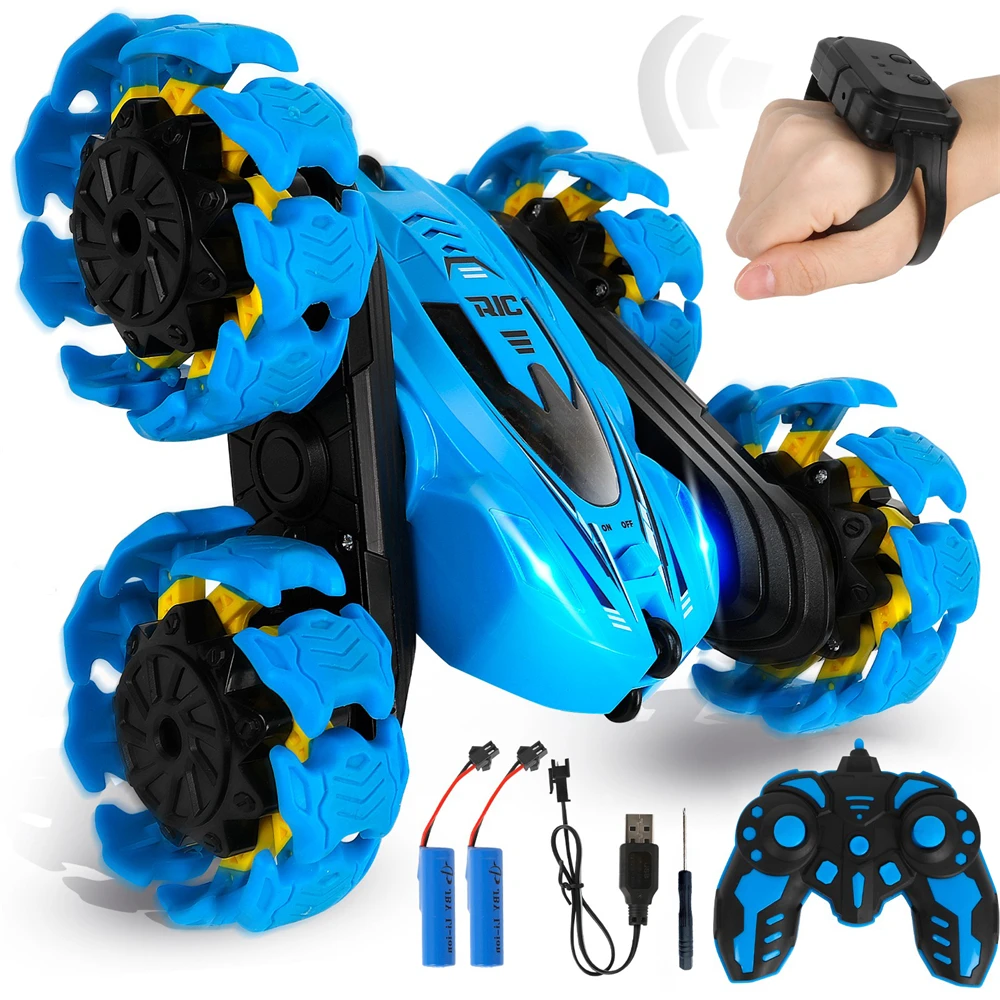 Remote Control Stunt Car 2.4GHz 4WD RC Stunt Car with 360° Flip and Hand Gesture Sensing