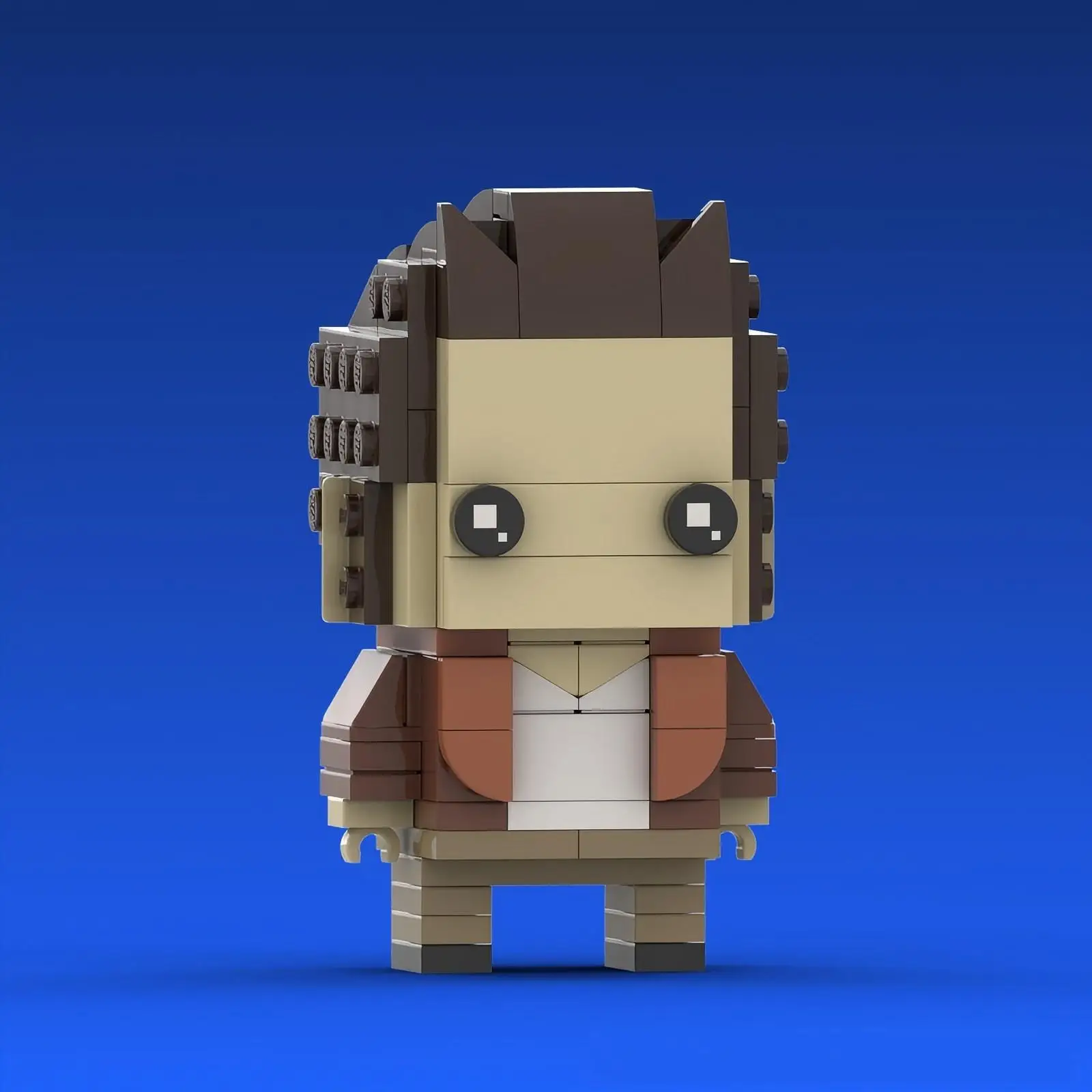 MOC-Juego de bloques de construcción de personajes de acción de comedia clásica, muñeca de dibujos animados, modelo Brickheadz, rompecabezas DIY para niños, juguetes de ensamblaje, regalo de cumpleaños