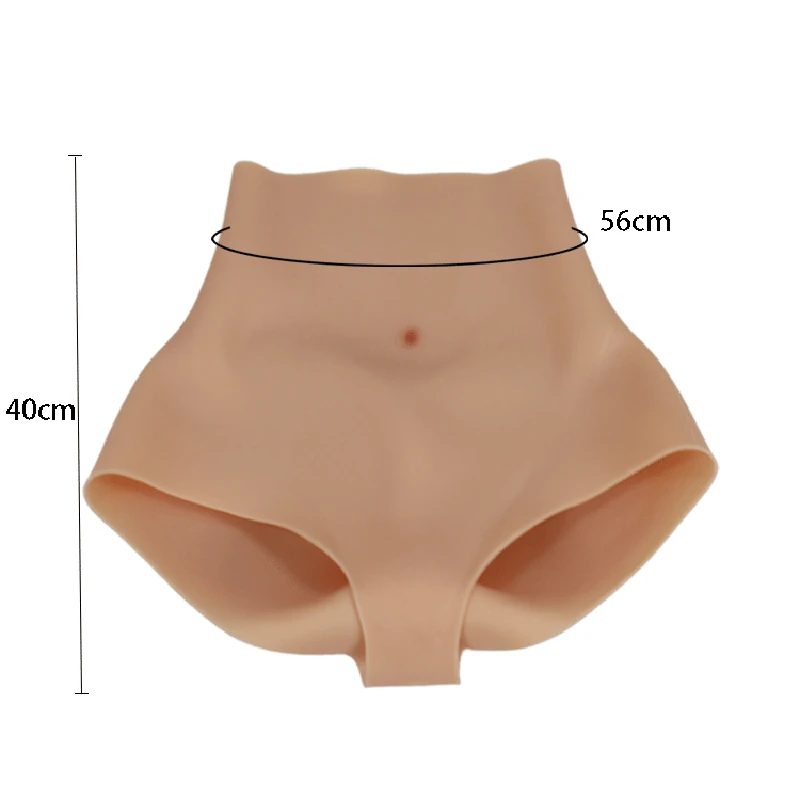 Uboora Realistic Triangle Pants Soft Silicone Elastic Lift Buttocks Pants No Vainga/Have Vagina Newest.