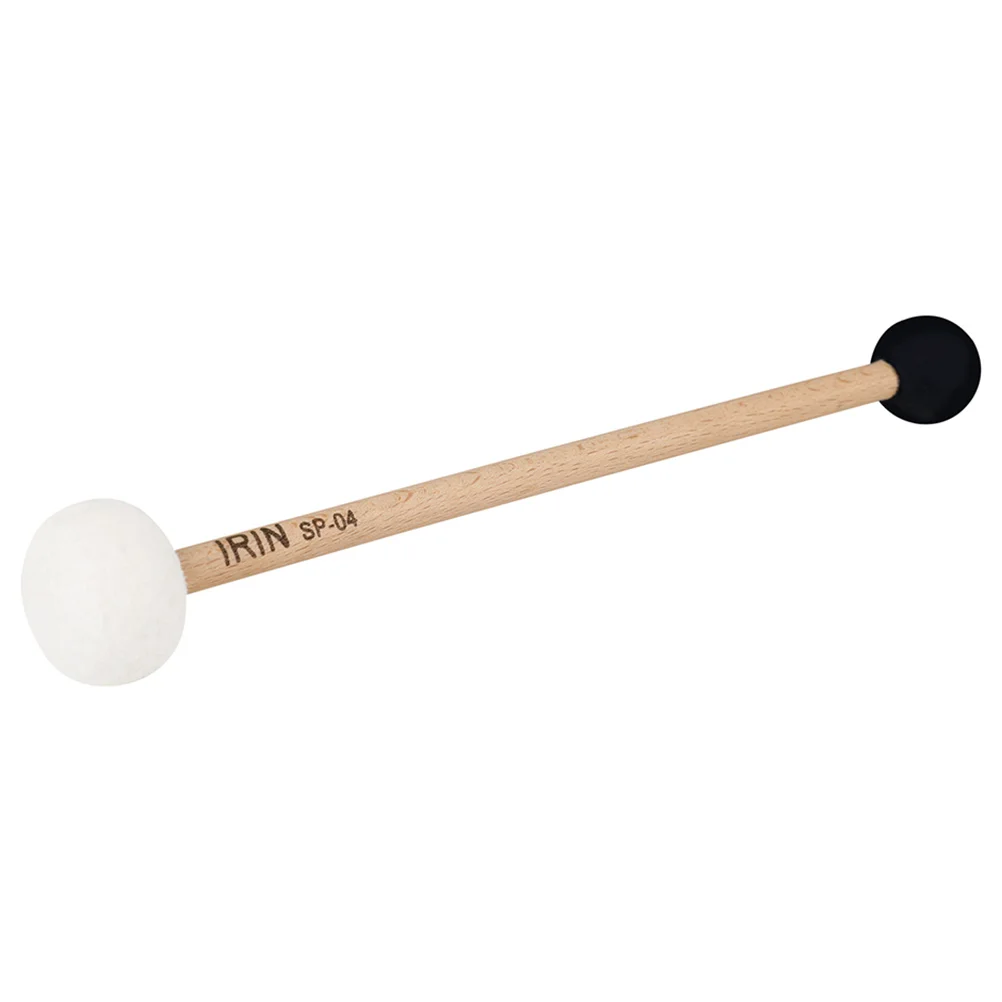 Double-headed Singing Bowl Mallet Drum Accessories Felt Rubber Mallets Stick Wooden Handle Drumsticks