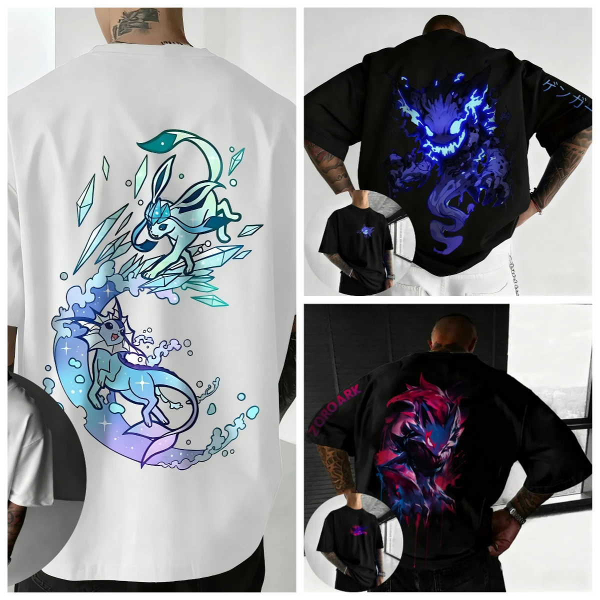 2025-verao-venda-quente-novo-pokemon-meninos-e-meninas-impressao-3d-tripulacao-colarinho-camiseta-esportes-de-rua-casual-topo-cosplay-roupas