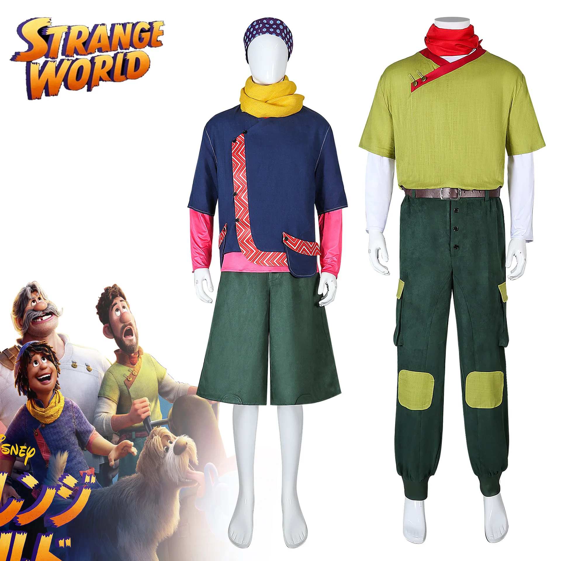 

Cosplay Costumes For The Strange World, Ethan Clade And Searcher Clade Costumes