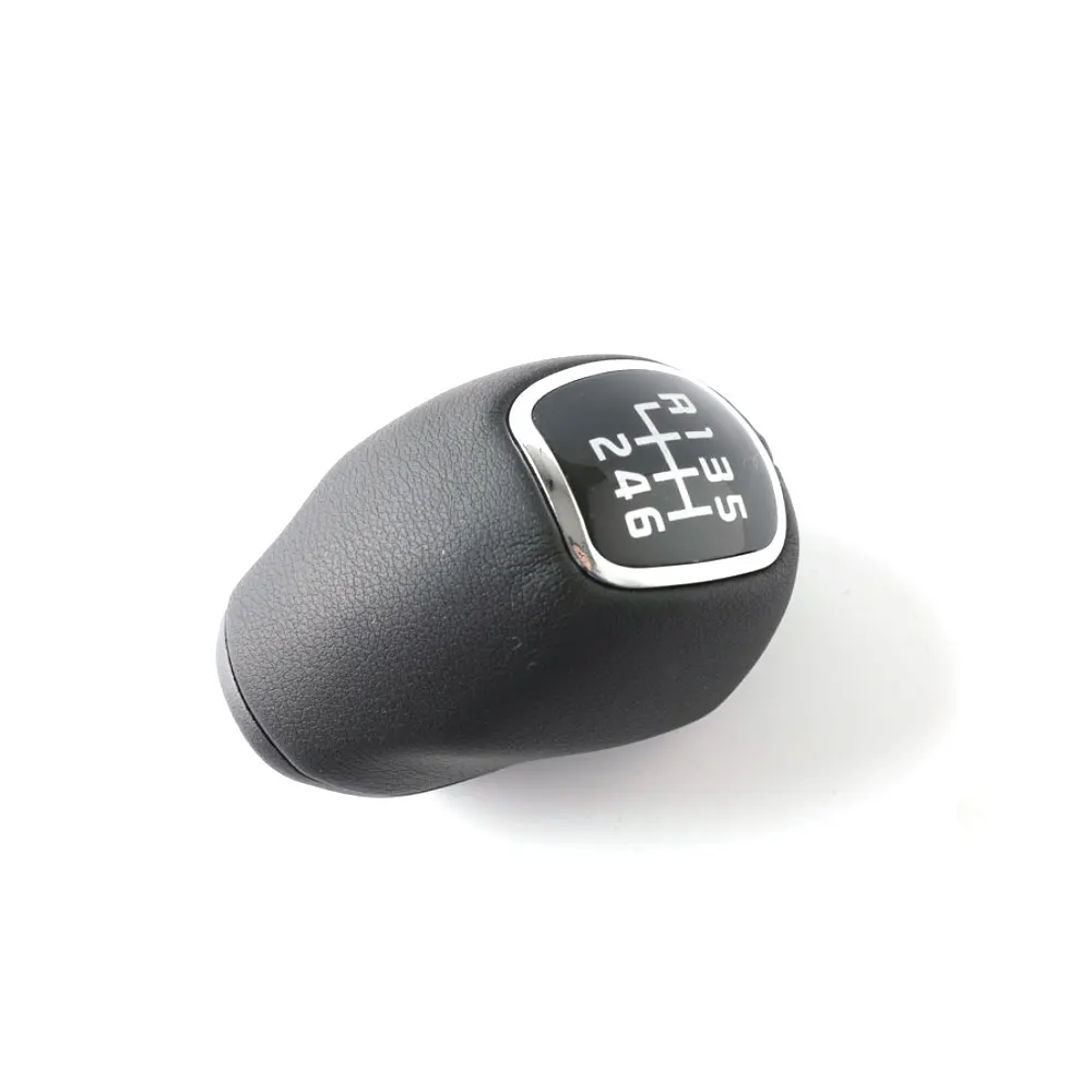 Couro engrenagem Shift Knob para KIA Sportage, alavanca Shifter, Handebol para Rio 3 5, VeloSTER 2013, 2014, 2015, 6 velocidades