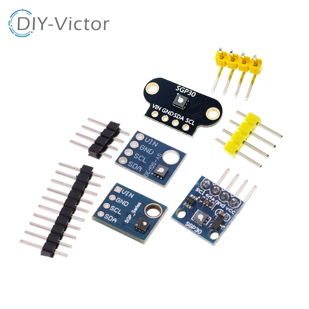 SGP40 SGP30 Gas Sensor Module Multi-pixel TVOC/eCO2 Indoor Air Quality Formaldehyde Carbon Dioxide Measurement For Arduino